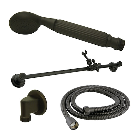 Kingston Brass Shower Combo, Oil Rubbed Bronze, Wall Mount KAK3425W5